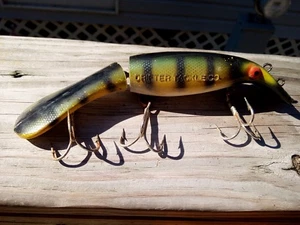 DRIFTER TACKLE COMPANY THE BELIEVER JOINTED MUSKY LURE PERCH COLOR - Picture 1 of 5