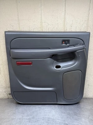 06-07 GM Silverado Sierra 2500 doble cabina LH CONDUCTOR panel de puerta trasera OEM Foto 1 de 4