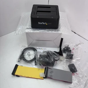 StarTech Dual Bay USB 3.0 to SATA IDE HDD Docking Station for 2.5/3.5" Drives - Afbeelding 1 van 16