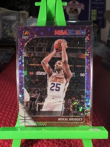 2019-20 Panini NBA Hoops Premium Stock Purple Disco Prizm Mikal Bridges No.153 - Picture 1 of 4