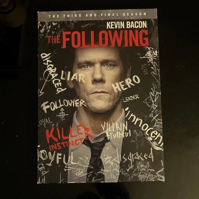 The Following: The Complete Third Season (DVD, 2015, 4-Disc Set) Scratch Free - Image 1 of 4