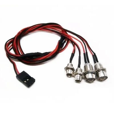 2/4/6/8 Leds LED Super Bright Head Tail Light for 1/10 RC Cars Buggy Truck TT01 - Image 1 of 4