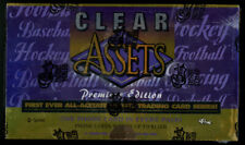 1996 Classic Clear Assets Premier Edition Box 18 Packs Factory Sealed