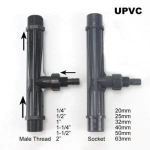 1/4" - 2" PVC Garten Bewässerung Venturi Dünger Mischer Injektor Rohr Rohr - Bild 1 von 9