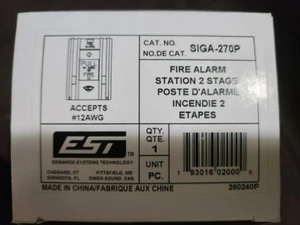 Edwards EST SIGA-270P Single Action Two Stage (PreSignal) Manual Pull Station - Picture 1 of 4