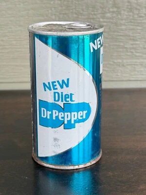 Lata de pimienta vintage Diet Dr. sin abrir completamente sellada Dallas TX 12 onzas nueva de colección Foto 1 de 4