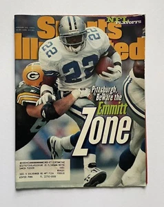 EMMITT SMITH ZONE DALLAS COWBOYS JANUAR 22 1996 Sport illustriertes Magazin - Bild 1 von 3