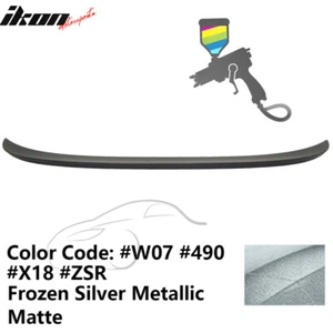 Fits 12-19 BMW F13 F06 M6 Style Painted #490, W07, ZSR Silver Trunk Spoiler ABS - Picture 1 of 3