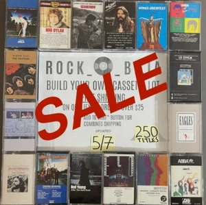 $1 and UP ARENA ROCK VAN HALEN PINK FLOYD RUSH ZEP BUILD YOUR LOT CASSETTE TAPES - Picture 1 of 395