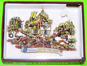"KIWANIS ÜBER DEM REST" MESSING ORNAMENT IN 3-D-EFFEKT von NATION'S TREASURES - NEU - Bild 1 von 4
