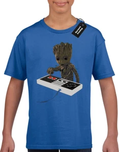 BABY GROOT BOMB KIDS CHILDRENS T SHIRT GUARDIANS STAR LORD OF THE GALAXY - Picture 1 of 8