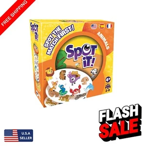 Fast-Paced Spot It! Animals Game - 5 Game Variants in Eco-Sleeve Edition - Picture 1 of 10