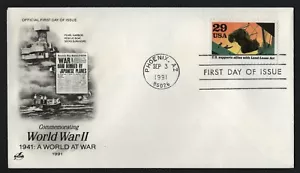 #2559c 29c Lend Lease Act, Art Craft FDC **ANY 5=FREE SHIPPING** - Picture 1 of 1