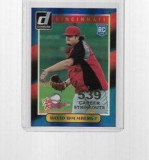 2014 DONRUSS BASEBALL THE ROOKIES DAVID HOLMBERG CAREER STRIKEOUTS #38 (344/400)