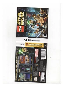 LEGO Star Wars Saga Completa Nintendo DS SOLO ARTWORK Autentico Originale - Foto 1 di 1