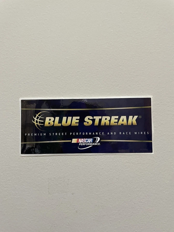 BLUE STREAK STREET & RACE WIRES racing sticker/decal - Image 1 of 1