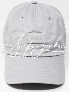 Victoria's Secret Pink Gray Grey Logo Baseball Hat Cap Adjustable New - Picture 1 of 3
