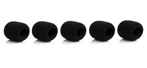 5PCS Black Microphone Foam Windshield for shure sm58 Vocal Microphone Sponsge - Picture 1 of 1