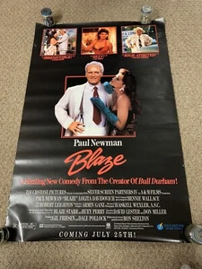 BLAZE Original Video Movie Poster Paul Newman ROLLED - Bild 1 von 6