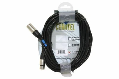 Chauvet DJ DMX3P25FT 25 Foot Male 2 Female 3 Pin DMX Cable DMX3P25FT - Image 1 of 3
