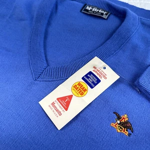 Suéter Budweiser XL cuello en V St Louis de colección de los años 80 con cuello en V nuevo con etiquetas - Imagen 1 de 11