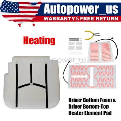 For 2003-2006 Chevy Silverado Driver Foam Cushion & Set Heat Pad Heating Element - Image 1 of 4