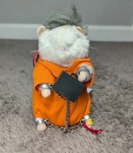 Vintage 90s Gemmy Dancing Hamster CEO Figure *Missing Paper - Picture 1 of 7