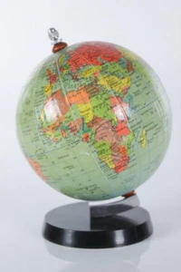 VTG Räths politischer Globus 70er Jahre Bakelit D.12cm alter Erdapfel  - Bild 1 von 12