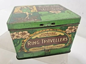 Cook & Co Manchester Scatola Di Latta retro vintage da collezione anni 60 travel - Picture 1 of 9