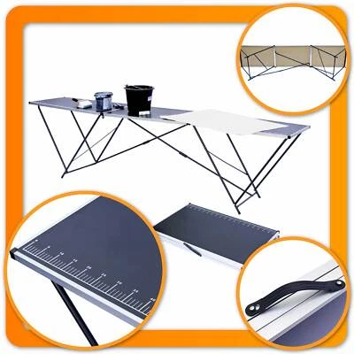 3 Meter Tapeziertisch mit Maßskala - Mehrzwecktisch Klapptisch zum Tapezieren - Bild 1 von 4