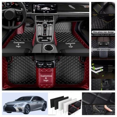 Fit For Lexus LS 1994-2024 Car Floor Mats Auto Custom Carpets Leather Cargo Rugs Foto 1 de 4