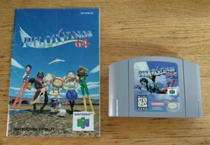 Nintendo N64 -Pilotwings 64 Cartridge & Manual - Authentic - Cleaned and Tested - Picture 1 of 10