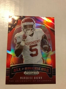 Panini Prizm 2020 Draft Picks marrón marquesa rojo tarjeta Prizm para todos los estadounidenses - Imagen 1 de 1