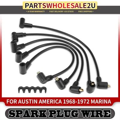 New 7pcs Spark Plug Wire Sets for Austin America 68-72 Marina 73-75 MG MGB 69-81 - Image 1 of 4
