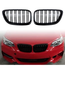 Koauto Black Front Kidney Dual Slats Grill For BMW Compatible Series E90 E91 - Picture 1 of 5
