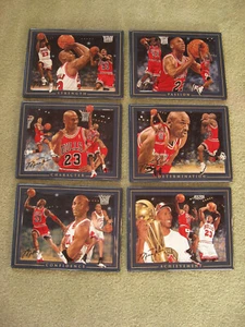 Michael Jordan "Definition Of A Champion" Upper Deck Collectible Plates Set Of 6 - Picture 1 of 4