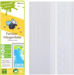 Blooven Fenster Fliegenfalle 20 Stück Giftfreie Fliegen Fallen für die Fliegen - Bild 1 von 12