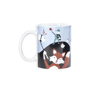 Kids Ceramic Mug Chicken Story Design Animal's Tea Cup Gift Idea Kikkerland - Picture 1 of 3