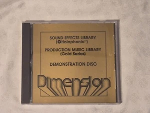Sound Effects Library Holophonic Dimension Demonstration Disc 1985 - Picture 1 of 4