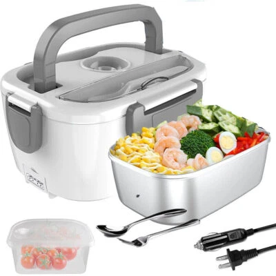 Electric Portable Lunch Box Food Heating Bento Warmer Container For Car 1.5L US - Image 1 of 4