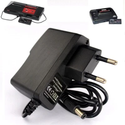 ALIMENTATORE SEGA MASTER SYSTEM 1 E 2 CONSOLE POWER ADAPTER - Immagine 1 di 2