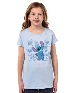 Disney Girls' Lilo & Stitch Experiment 626 Stitch Design T-Shirt - Picture 1 of 3