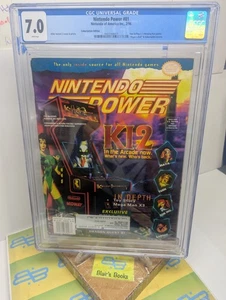 NINTENDO POWER #81 CGC-Grade 7.0 [Feb 1996] Complete Inserts, 1 of 5 in Census - Picture 1 of 7