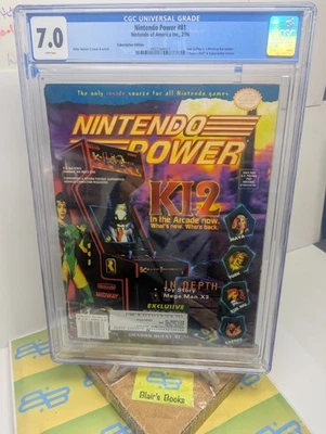 NINTENDO POWER #81 CGC-Grade 7.0 [Feb 1996] Complete Inserts, 1 of 5 in Census - Image 1 of 4