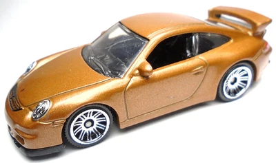 2024 MATCHBOX AUTOBAHN EXPRESS '07 PORSCHE 911 GT3 BROWN 1:60 DIECAST 2 7/8" CAR - Image 1 of 4