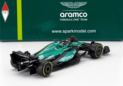 1/64 SPARK ASTON MARTIN F1  AMR24 TEAM ARAMCO COGNIZANT N 18 SEASON 2024 - Immagine 1 di 2