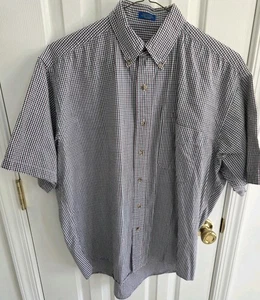 Camisa a Cuadros Pendleton Para Hombre 100% Algodón SS Roja/Azul/Verde Con Botones Talla Med. - Imagen 1 de 6
