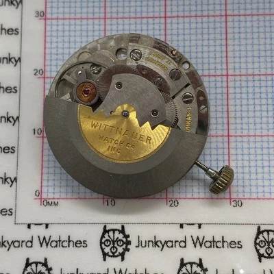Vintage Wittnauer Watch Movement Repair Parts Automatic 17 Jewels D11KAS-1 Swiss - Image 1 of 3