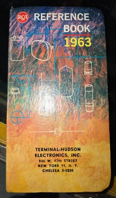 Vtg RCA Repair Reference Book 1963 Formulas Tubes Semiconductor Pocket Size - Image 1 of 2