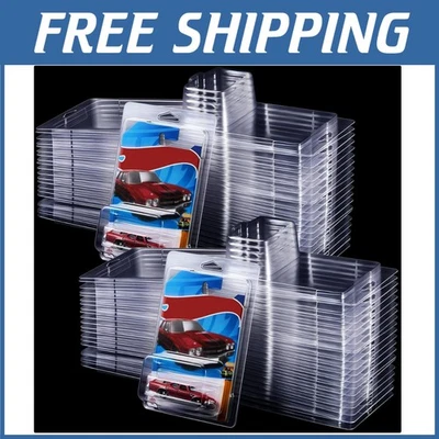 Clear Plastic Display Case Set for Model Cars x48 - Image 1 of 4